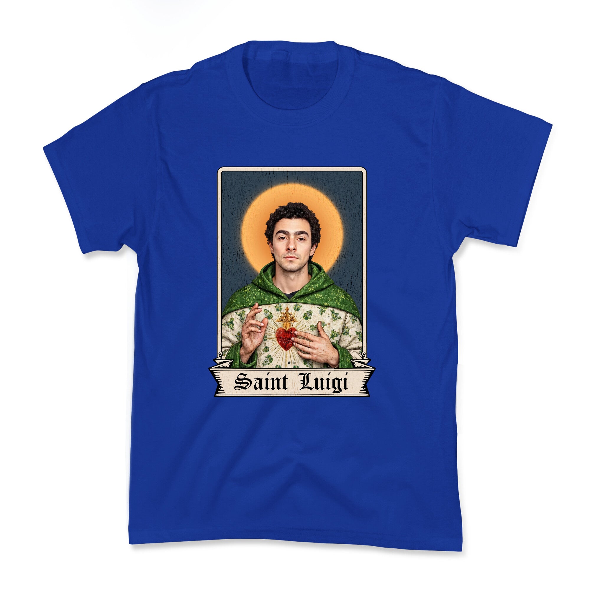 Saint Luigi Mangione Kids Tee
